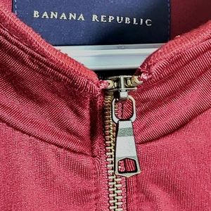 $20 OBO ----maroon BANANA REPUBLIC track jacket